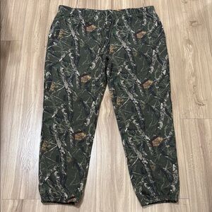 No Boundaries Camouflage Jogger Sweatpants Green Brown Size XL (40-42)